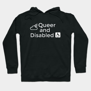 Queer and Disabled (Emojis) Hoodie